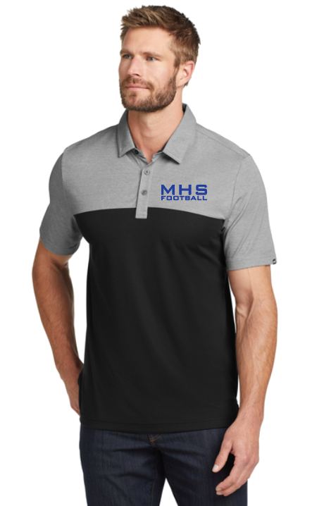 MHS Football Travis Mathew Oceanside Blocked Polo (Multiple Color Options)