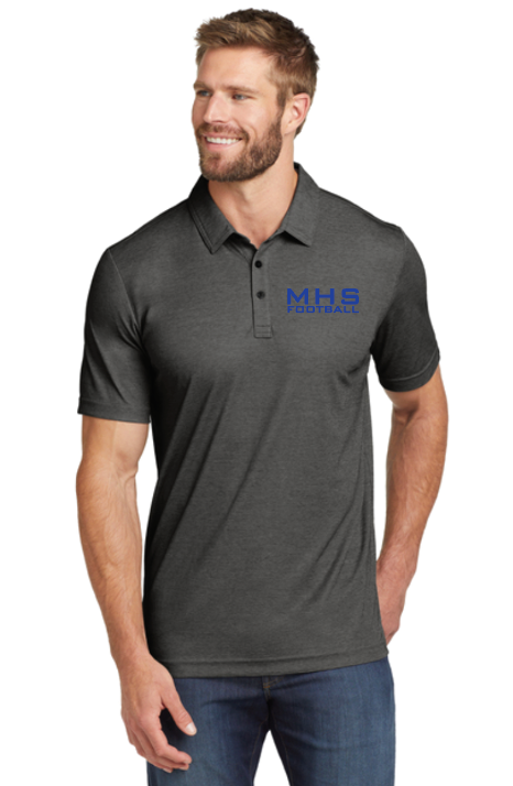 MHS Football Travis Mathew Oceanside Heather Polo (Multiple Color Options)