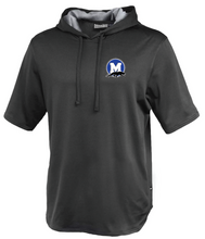Load image into Gallery viewer, Panther Football Logo Short Sleeve Warm Up Hoodie
