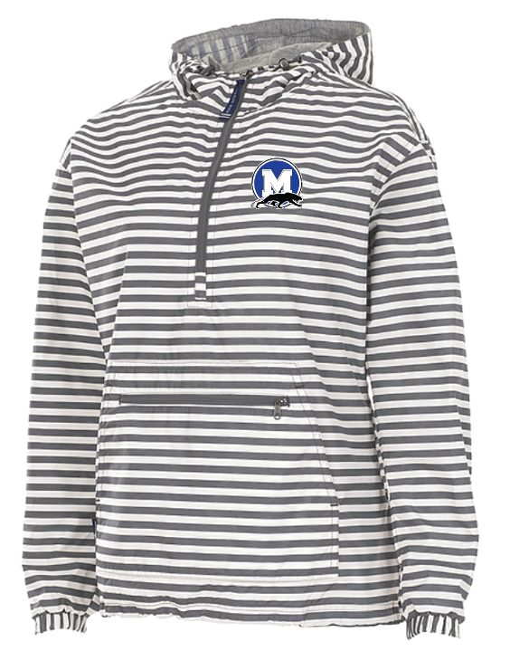 Panther Football Charles River Chatham Ladies 1/4 Zip LINED Jacket