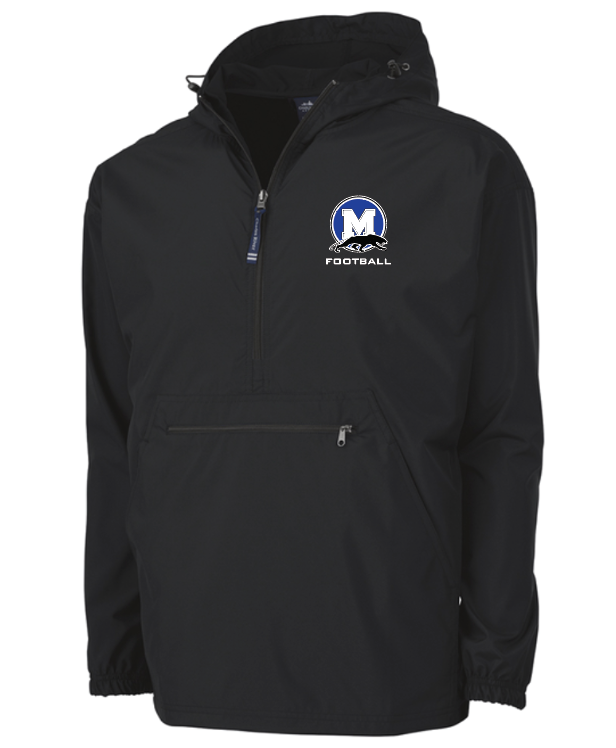Panther Football Charles River Pack N Go 1/4 Zip Jacket (Multiple Color Options)