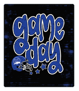 Panther Football Fully Sublimated Fleece Blanket-Option 2