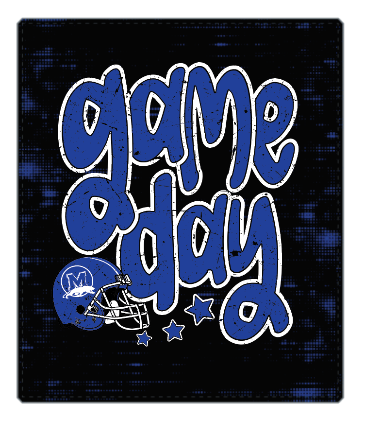 Panther Football Fully Sublimated Fleece Blanket-Option 2