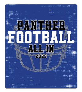 Panther Football Fully Sublimated Fleece Blanket-Option 3