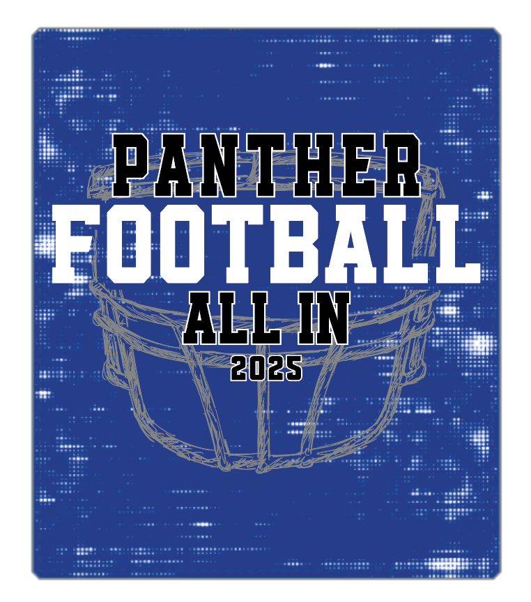 Panther Football Fully Sublimated Fleece Blanket-Option 3
