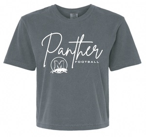 Panther Football Script Apparel (Multiple Apparel Options)
