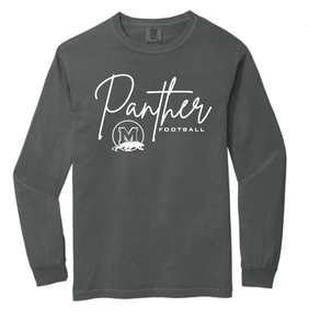 Panther Football Script Apparel (Multiple Apparel Options)