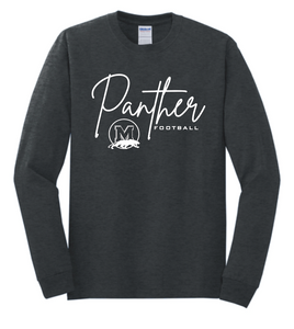 Panther Football Script Apparel (Multiple Apparel Options)