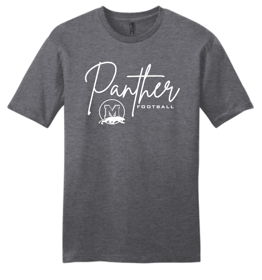 Panther Football Script Apparel (Multiple Apparel Options)