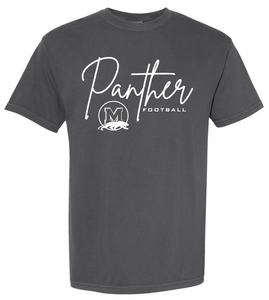 Panther Football Script Apparel (Multiple Apparel Options)