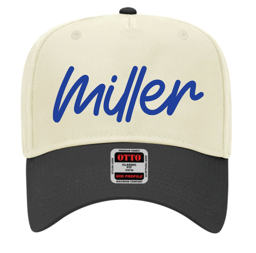 Miller Script Cap (Multiple Color Options)