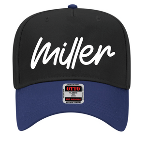 Miller Script Cap (Multiple Color Options)