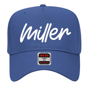 Miller Script Cap (Multiple Color Options)