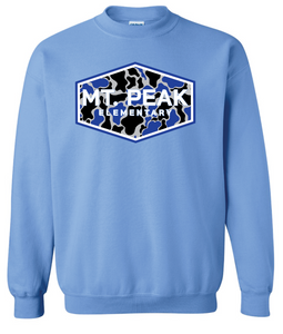 Mt. Peak Camo Apparel Carolina Blue (Multiple Apparel Options)(Youth and Adult)