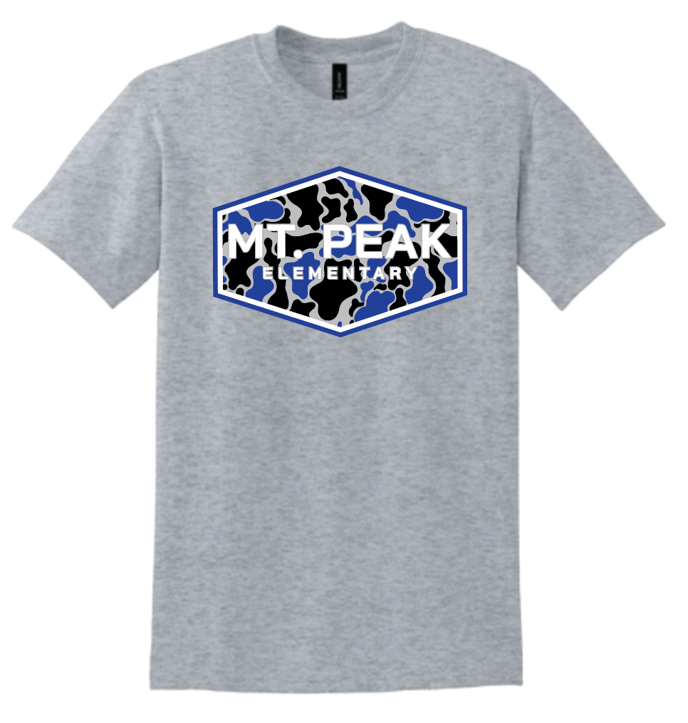 Mt. Peak Camo Apparel Light Grey (Multiple Apparel Options)(Youth and Adult)