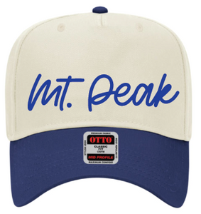 Mt. Peak Script Cap (Multiple Color Options)