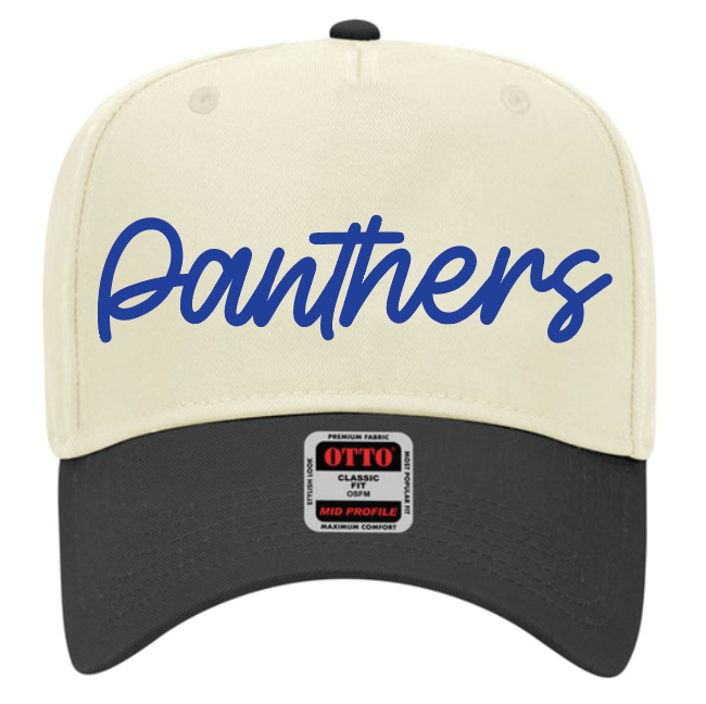 Panthers Script Cap (Multiple Color Options)