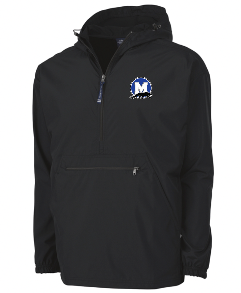 MHS Charles River Pack N Go 1/4 Zip Jacket (Multiple Color Options)