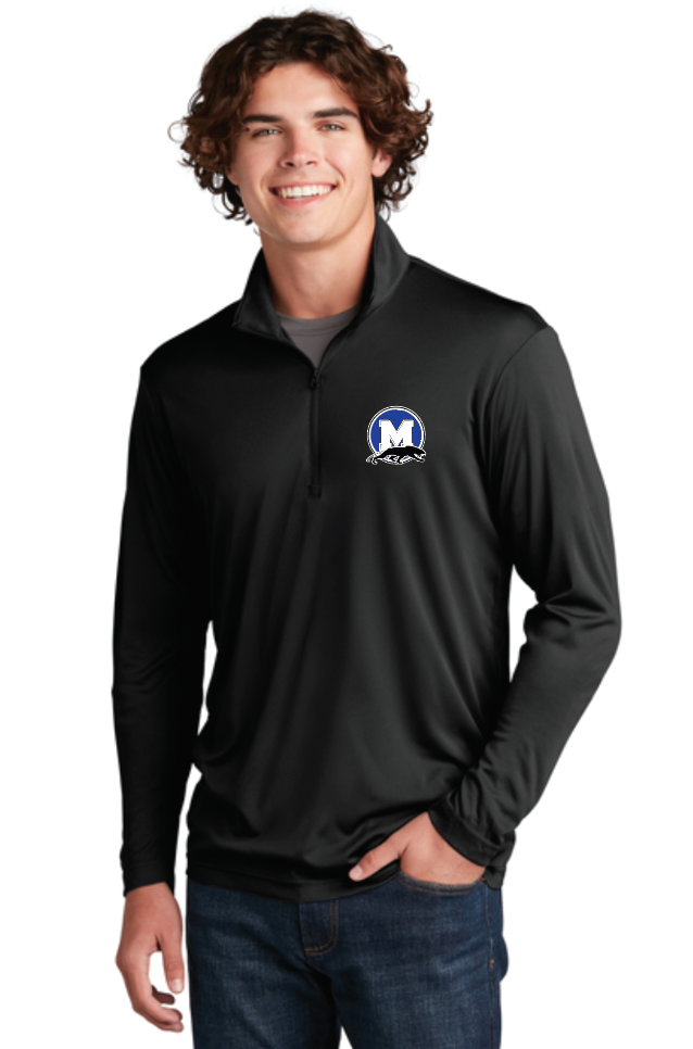 MHS Sport Tek Lightweight Performance 1/4 Zip Logo Pullover (Multiple Color Options)