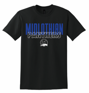 Midlothian Panthers Logo Apparel (Multiple Apparel Options)
