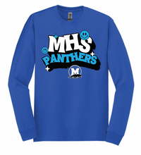 Load image into Gallery viewer, Midlothian Panthers Smiley Apparel (Multiple Apparel Options)
