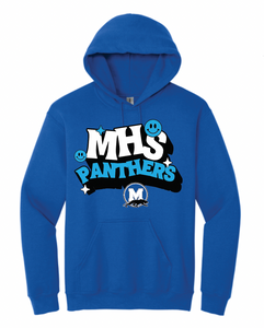 Midlothian Panthers Smiley Apparel (Multiple Apparel Options)