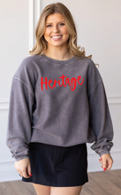 Load image into Gallery viewer, Heritage Script Puff Embroidered Corded Crew (Multiple Color Options)
