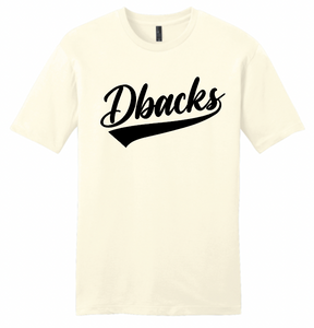 Diamondbacks Script Apparel Natural (Multiple Apparel Options)