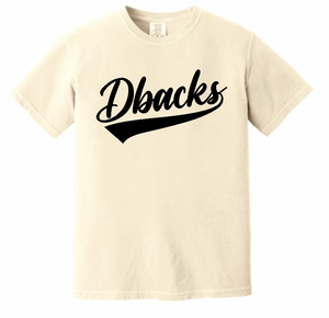 Diamondbacks Script Apparel Natural (Multiple Apparel Options)