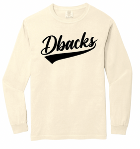 Diamondbacks Script Apparel Natural (Multiple Apparel Options)