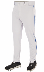 Champro Triple Crown 2.0 White with Blue Braid (Knickers, Open Bottom Pants, Tapered Bottom Pants)