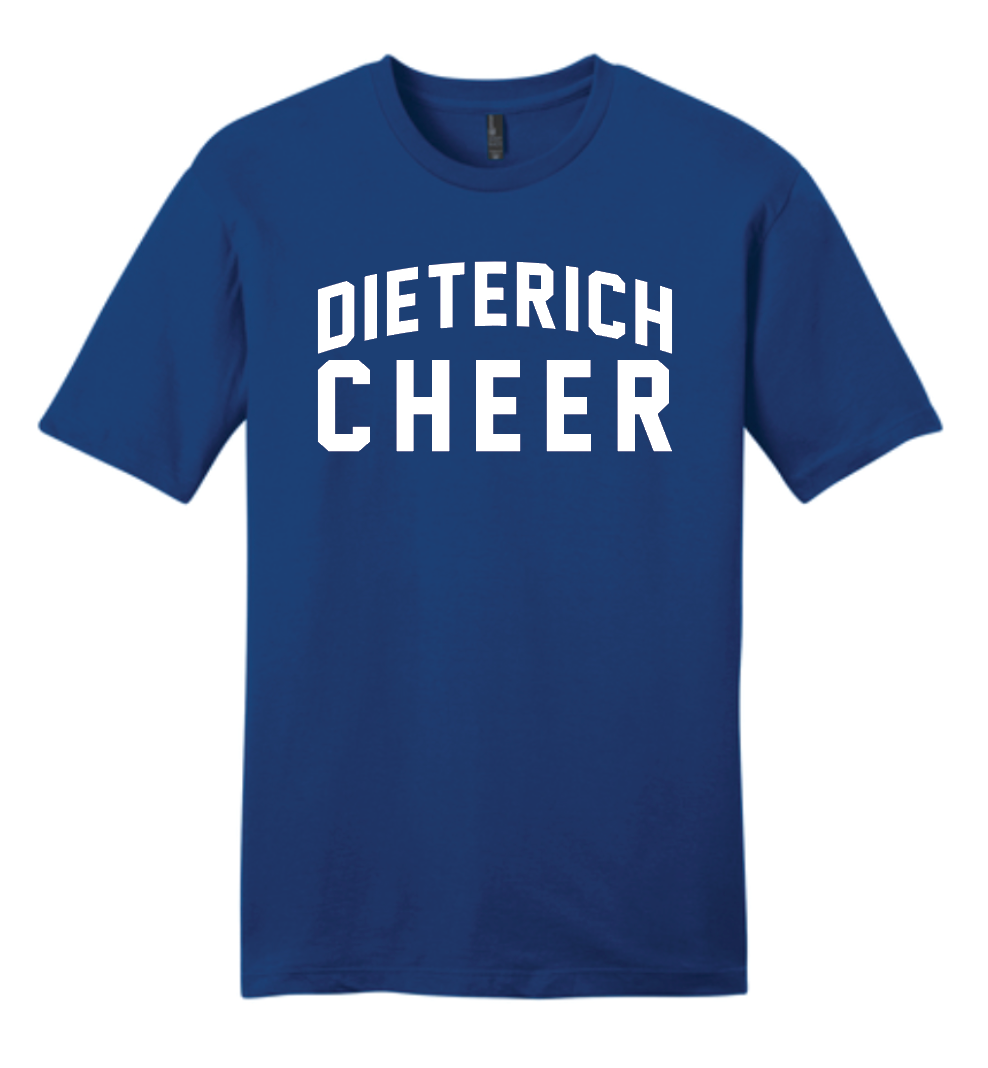 Dieterich Cheer Collegiate Apparel (Multiple Apparel Options)