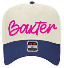 Load image into Gallery viewer, Baxter Script Cap (Multiple Color Options) OSFM
