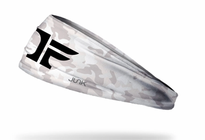 Forge JUNK Big Bang Lite Headband-White Camo