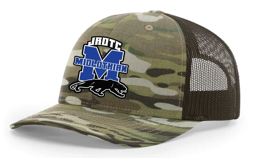 Midlothian JROTC Richardson 862 Patch Cap-Camo