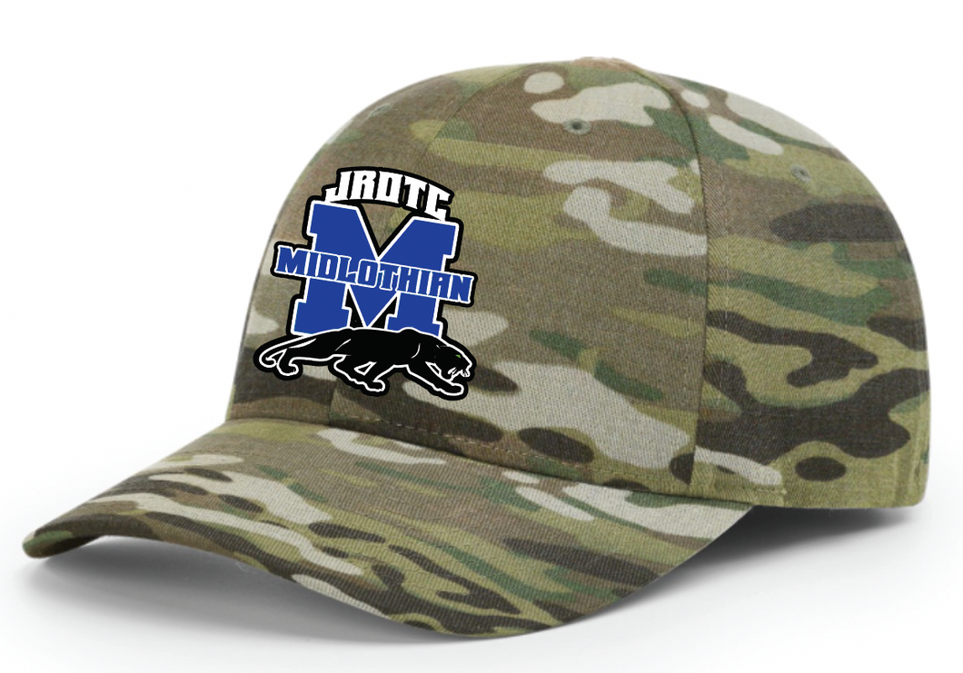 Midlothian JROTC Richardson R-Flex Patch Cap-Camo
