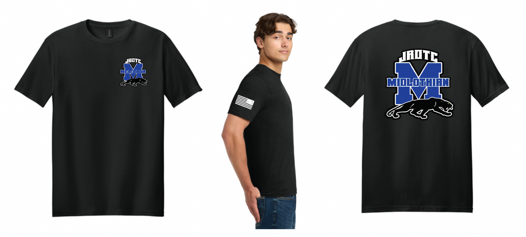 Midlothian JROTC Short Sleeve Tee (Multiple Color Options)