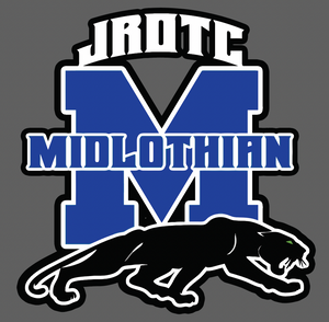 Midlothian JROTC Sticker/Car Decal