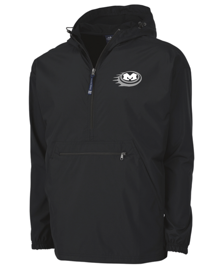 Midlothian Clay Target Team Charles River Pack N Go 1/4 Zip Jacket (Multiple Color Options)