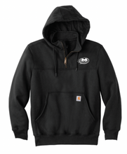 Load image into Gallery viewer, Midlothian Clay Target Team Carharrt RainDefender Paxton Hooded Zip Mock Sweatshirt (Two Color Options)
