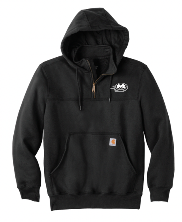 Midlothian Clay Target Team Carharrt RainDefender Paxton Hooded Zip Mock Sweatshirt (Two Color Options)