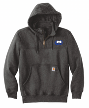 Load image into Gallery viewer, Midlothian Clay Target Team Carharrt RainDefender Paxton Hooded Zip Mock Sweatshirt (Two Color Options)

