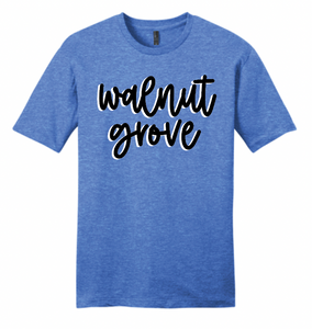 Walnut Grove Script Short Sleeve Tee-District Short Sleeve Tee ADULT
