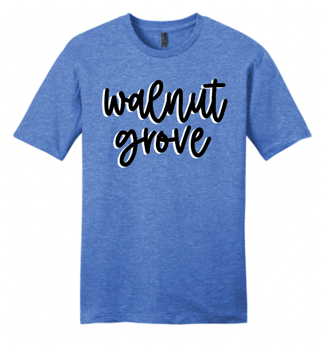 Walnut Grove Script Short Sleeve Tee-District Short Sleeve Tee ADULT