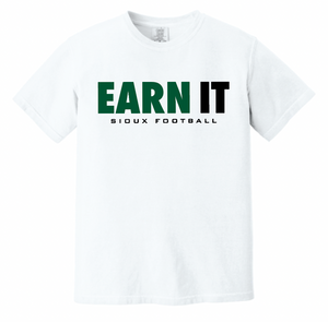 Sioux Football Earn It Apparel (Multiple Apparel Options)