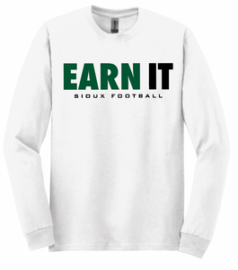 Sioux Football Earn It Apparel (Multiple Apparel Options)