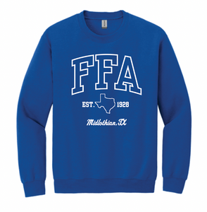 FFA Collegiate Apparel ROYAL (Multiple Apparel Options)