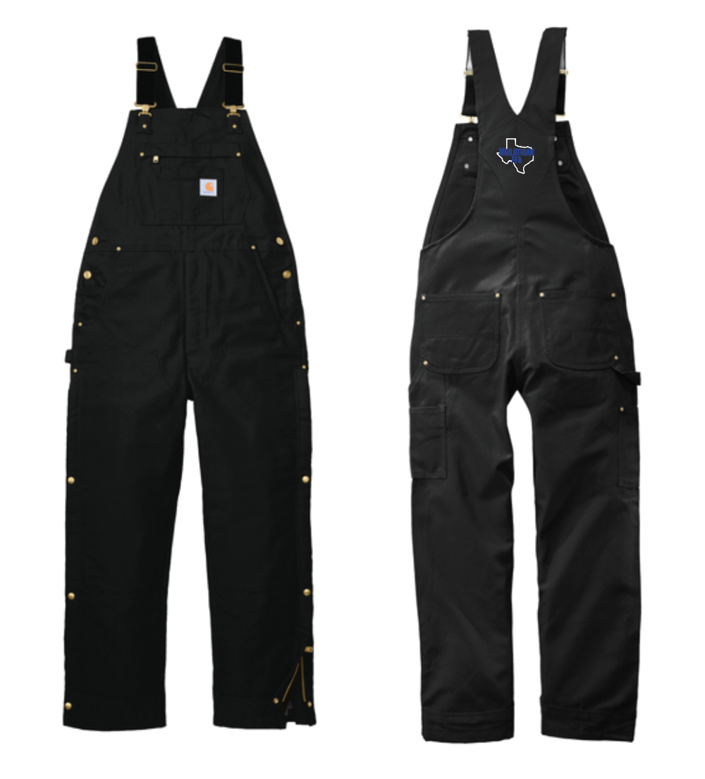 Midlothian FFA Carhartt Duck Unlined Bibs (Multiple Color Options)