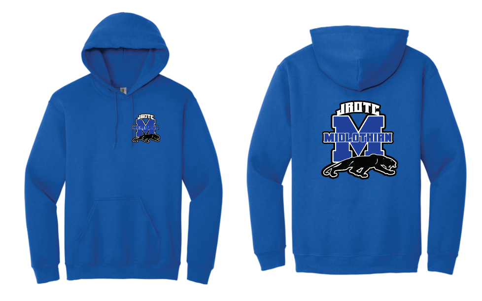 Midlothian JROTC Hoodie (Multiple Color Options) YOUTH