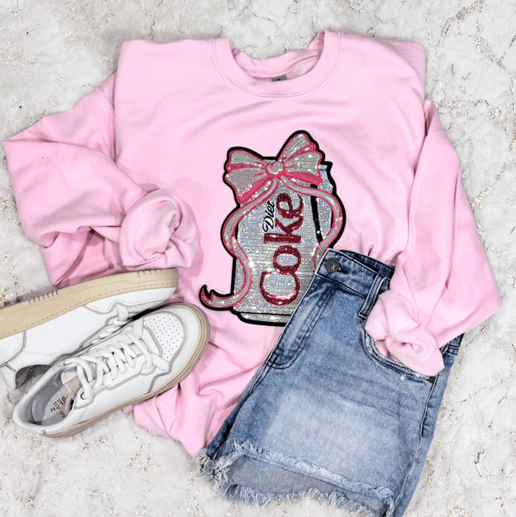 Diet Coke Sequin Sweatshirt